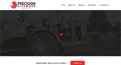 Desktop Screenshot of precisionsitework.com